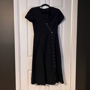 Madewell Black Button-Down Dress